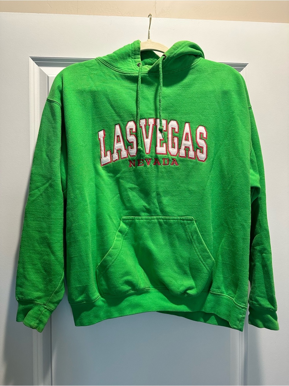Las Vegas Nevada Green Hoodie Sweatshirt - Women